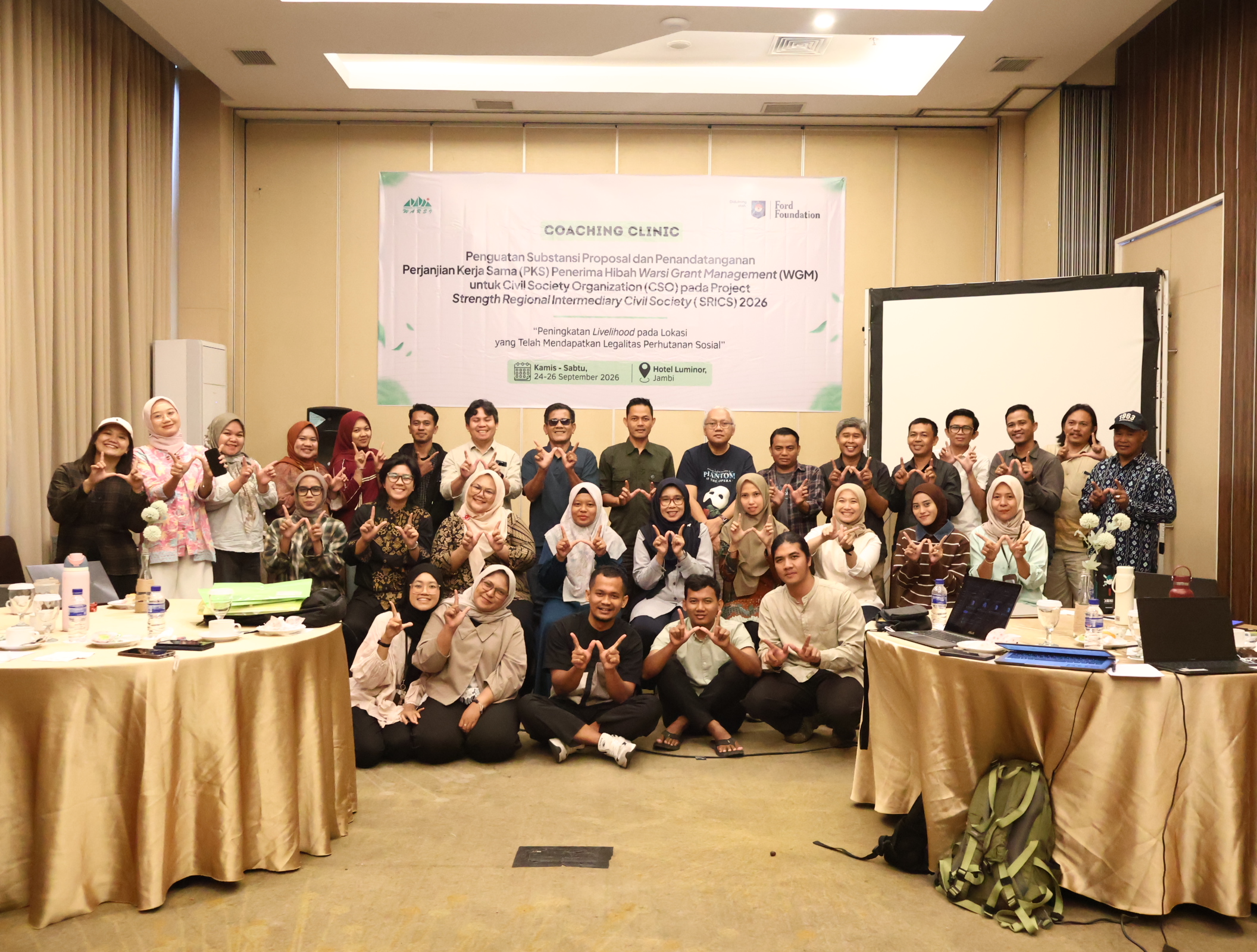 Warsi Grant Management Perkuat Kapasitas Civil Society Organization dan Community based Organization dalam Menjalankan Program
